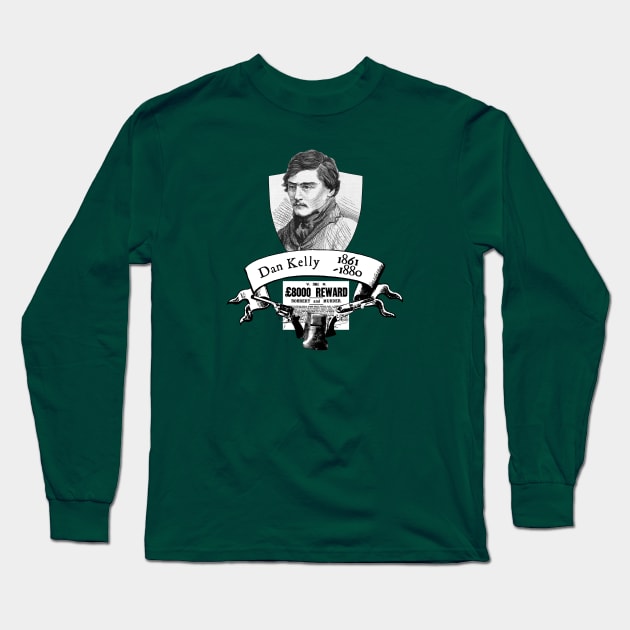 Dan Kelly Outlaw Long Sleeve T-Shirt by Australian_Bushranging